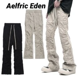 Aelfric Eden | Unisex Street Style Plain Cotton Skater Style Bottoms
