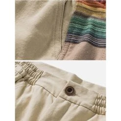 Aelfric Eden | Street Style Plain Cotton Khaki Straight Jeans -Aelfric Eden Shop org 743