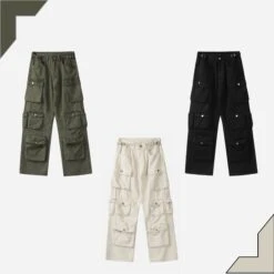 Aelfric Eden | Unisex Street Style Cotton Cargo Pants
