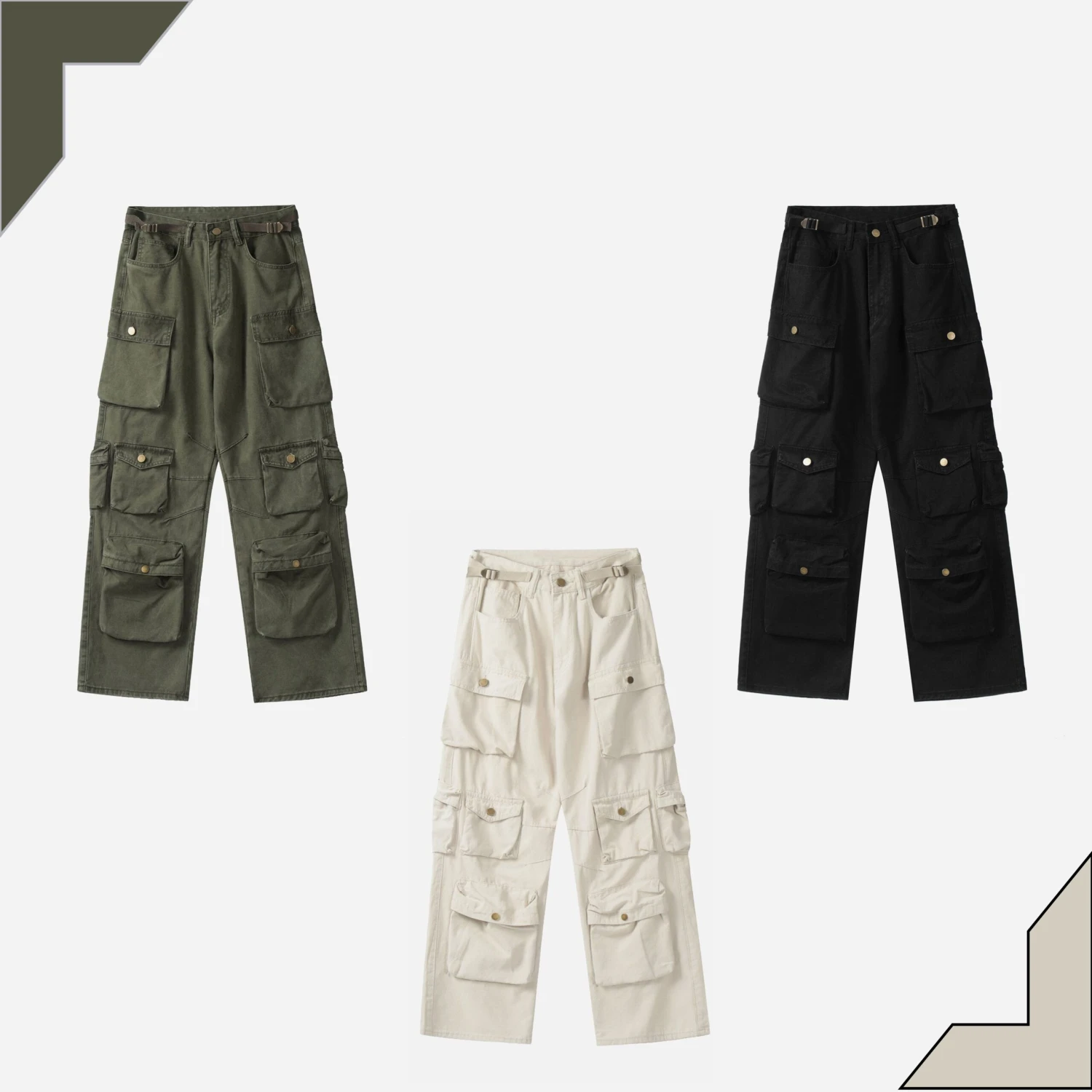 Aelfric Eden | Unisex Street Style Cotton Cargo Pants 3 Aelfric Eden | Unisex Street Style Cotton Cargo Pants