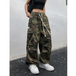 Aelfric Eden | Printed Pants Camouflage Unisex Street Style Cotton Straight -Aelfric Eden Shop org 779
