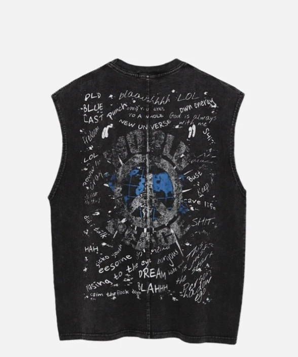 Aelfric Eden | Crew Neck Pullovers Unisex Sleeveless Street Style Cotton 5 Aelfric Eden | Crew Neck Pullovers Unisex Sleeveless Street Style Cotton - Image 3