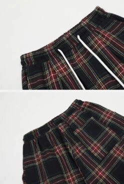 Aelfric Eden | Printed Pants Tartan Unisex Street Style Wide Leg -Aelfric Eden Shop org 84