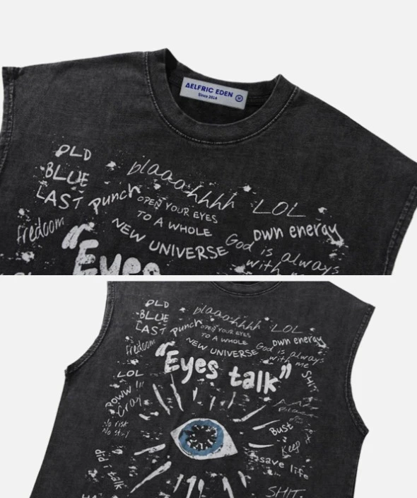 Aelfric Eden | Crew Neck Pullovers Unisex Sleeveless Street Style Cotton 6 Aelfric Eden | Crew Neck Pullovers Unisex Sleeveless Street Style Cotton - Image 4