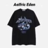 Aelfric Eden | Crew Neck Pullovers Unisex Street Style Cotton Short Sleeves -Aelfric Eden Shop org 937
