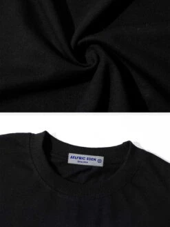 Aelfric Eden | Crew Neck Pullovers Unisex Street Style Cotton Short Sleeves -Aelfric Eden Shop org 941