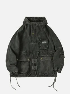 Aelfric Eden | Unisex Denim Street Style Cotton Skater Style Hoodies -Aelfric Eden Shop org 945