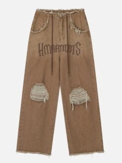 Aelfric Eden | Denim Street Style Plain Jeans -Aelfric Eden Shop org 96