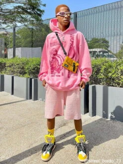 Aelfric Eden Cartoon Figure Print Hoodie -Aelfric Eden Shop street bordo 73 1