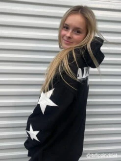 Aelfric Eden Star Applique Embroidery Hoodie -Aelfric Eden Shop v0